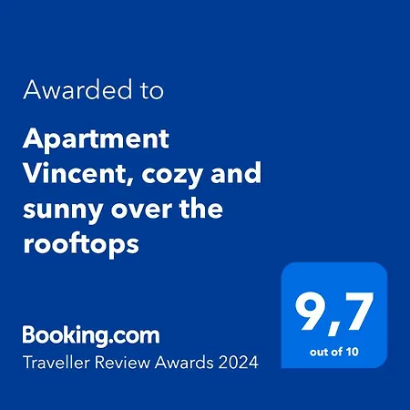 Appartamento Vincent, Cozy And Sunny Over The Rooftops